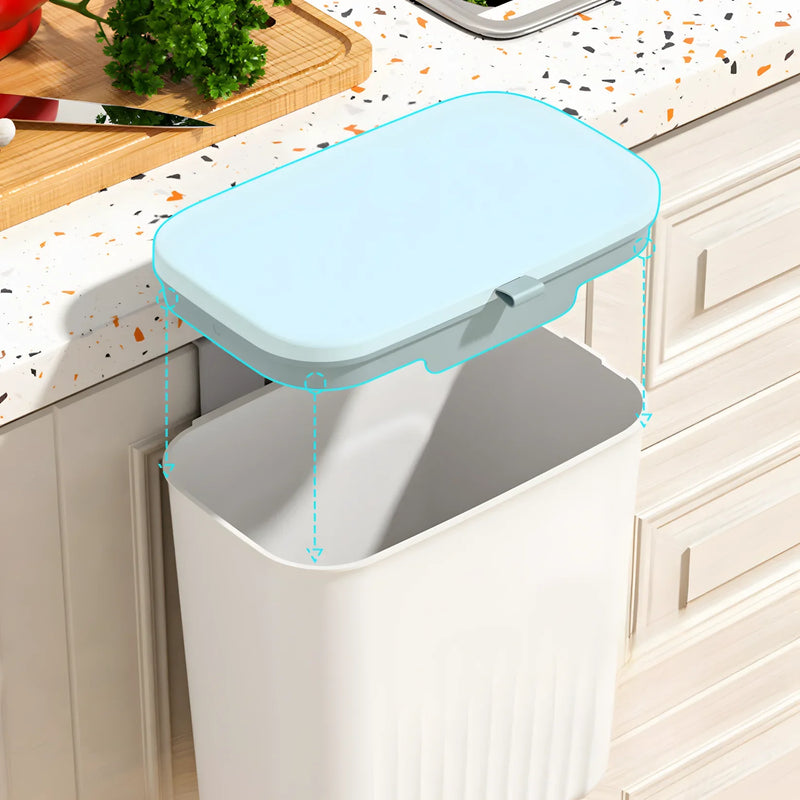 Lixeira Suspensa 9L Compact – otimização de espaço e higiene doméstica